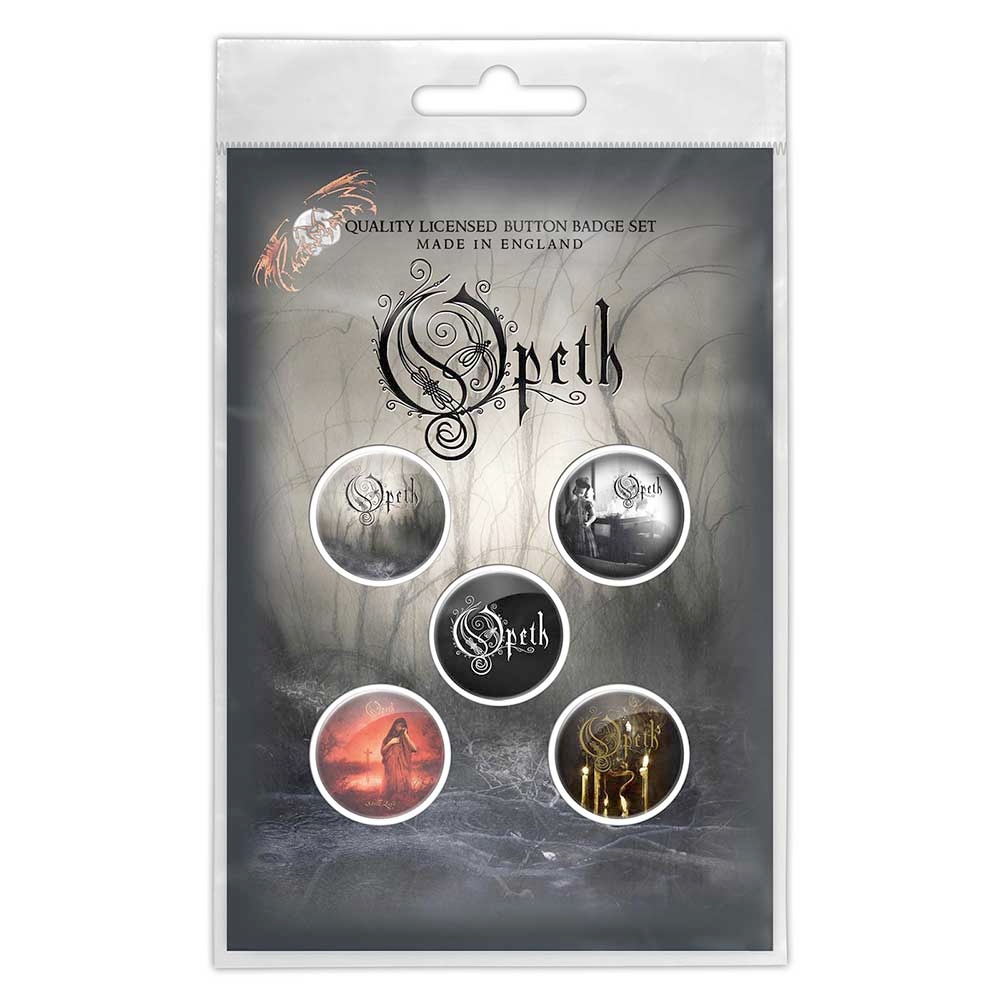Opeth - Classic Albums Badge/button - Set of 5 - Multicolours